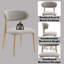 Chaise d'appoint Grey Boucle Finish, ensemble de 2