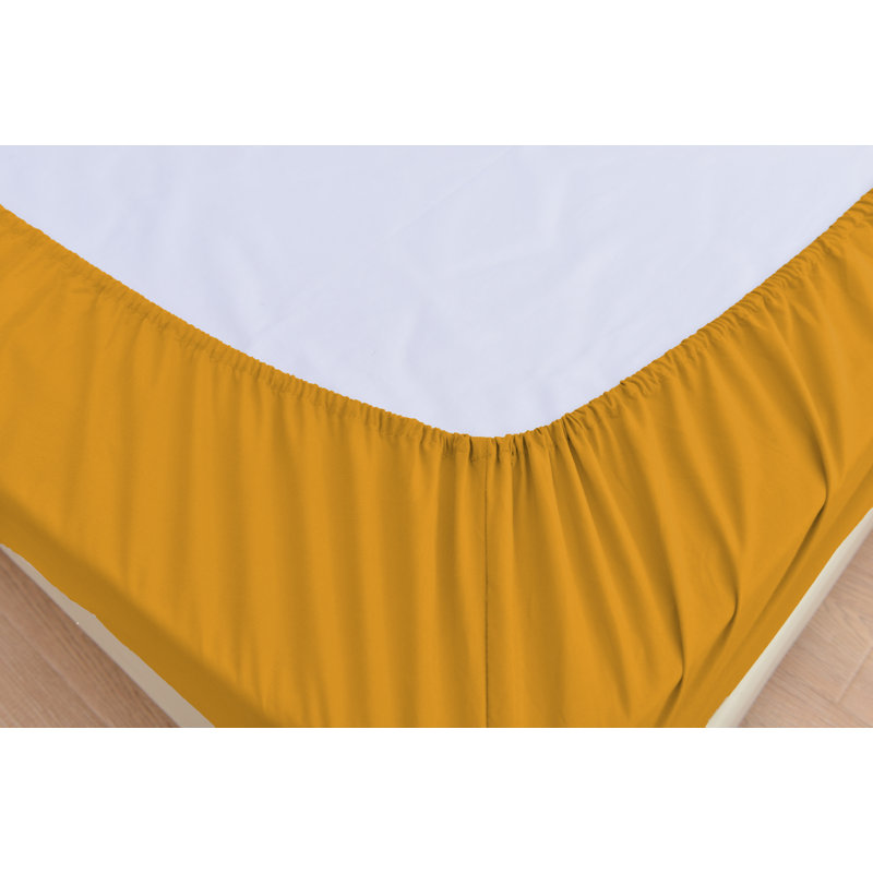 Ensemble de draps en rayonne de bambou, Très grand séparé, Doré