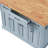 54inch Large Kitchen Island with Rubber Wood Drop Leaf, Embossed Texture Rolling Kitchen Cart on 4 Wheels with 4 Doors and 3 Drawers, Kitchen Island with Storage for Kitchen, Dining Room-246801527