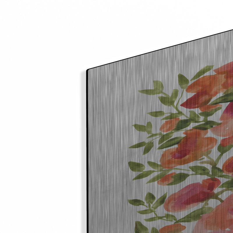 Art mural en métal «Coral Blooms» par Yvette St. Amant, Lark Manor ™, 24 po x 36 po