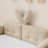 Twin Upholstered Platform Bed with Adorable Rabbit Ear Headboard, Safety Rail & Pocket, Boucle Fabric-1005955839-1005955841