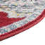Tapis oriental en polypropylène tissé à la machine en rouge / gris / bleu-635400868