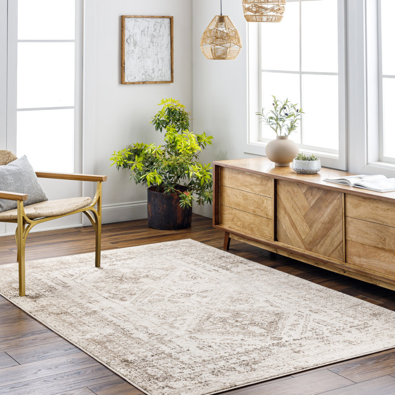 Tapis oriental Fitz, Rectangle 3 pi 11 po x 5 pi 7 po, Brown