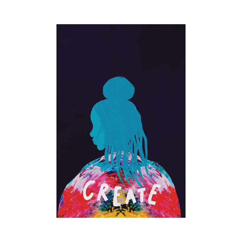 Create by Morgan Harper Nichols - Wrapped Canvas Painting, 30.48 cm H x 45.72 cm W