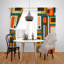 Panneau de rideau semi-transparent abstrait-61812970