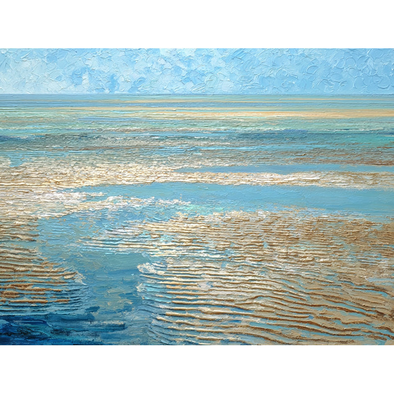 Art mural sur toile tendue Golden Tide