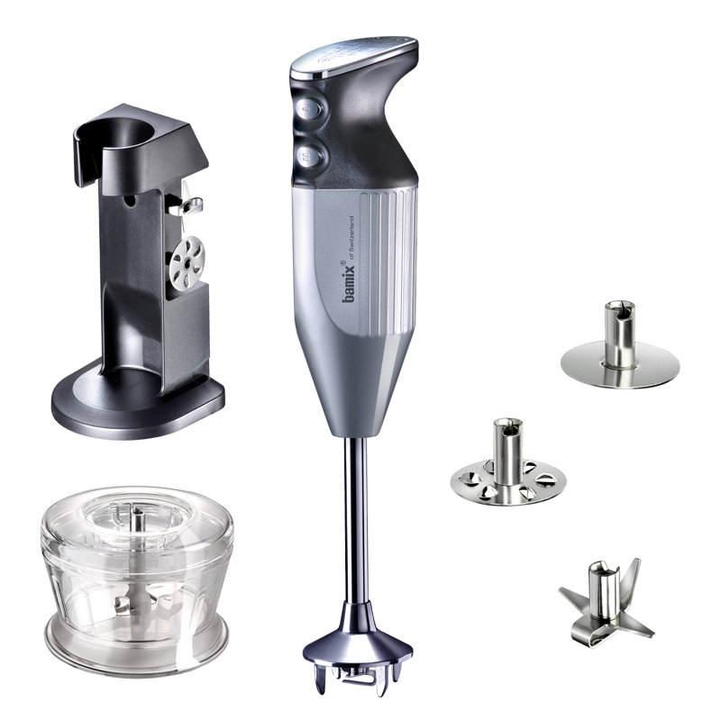 Bamix Deluxe 200w Hand Blender, Silver