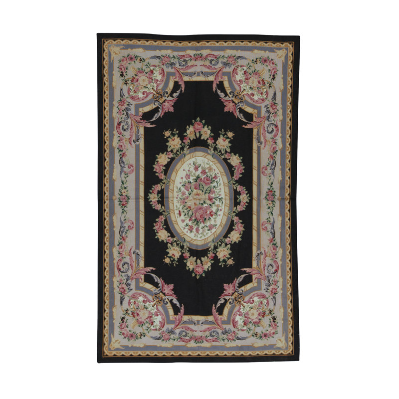 Wool Floral Area Rug
