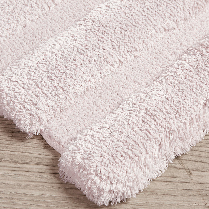 Bath Rug, 34" L x 21" W, Blush