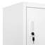 Locker Cabinet With 12 Compartments - Grey 35.4”X17.7”X70.9” Steel Storage Unit, Secure Locking Design
