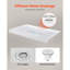 Bac à douche, base de douche à seuil simple de L 60 po x l 36 po, base de douche rectangulaire en acrylique et PVC blanche, bases de bac de douche antidérapantes avec bonde et couvercle pour salle de bain, bonde centrale-129940182