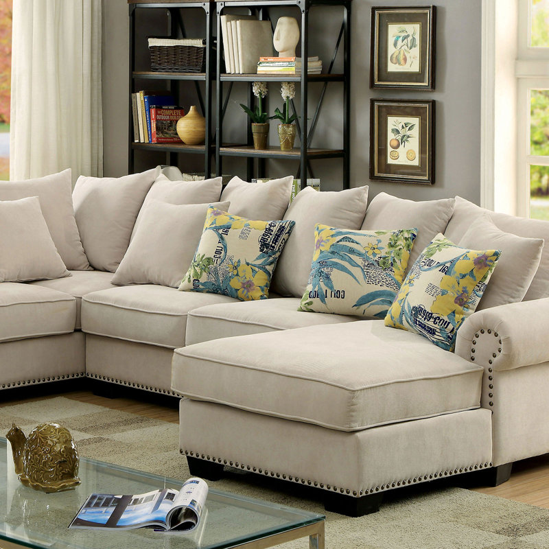 Juliana Upholstered U-Shaped Sectional Left Hand Facing