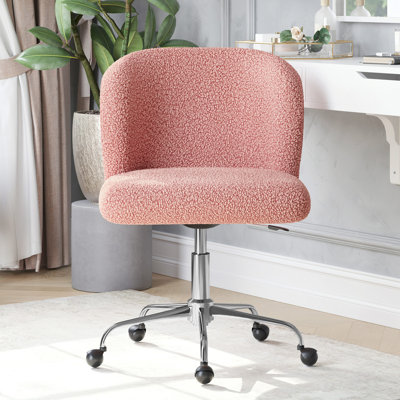 Chaise de bureau en polyester Artesha l 23,62 po