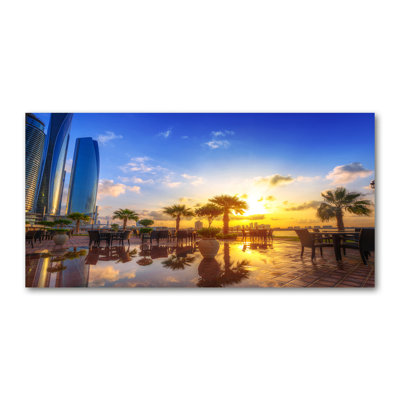 Abu Dhabi East - Wrapped Canvas Print
