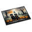Tapis d'entrée extérieur antidérapant 36 po x 24 po Norlinda Rottweiler Spooky