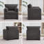 Fauteuil d'appoint surdimensionné en chenille 32,7 po-802451600