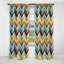 Motif à chevrons multicolores Urban Geometric II - Rideau à chevrons - Rideau occultant - 1 panneau-107555509