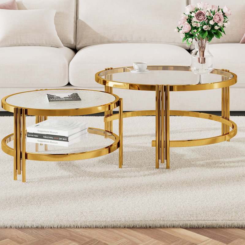 Ensemble de tables basses 2 pièces Modern