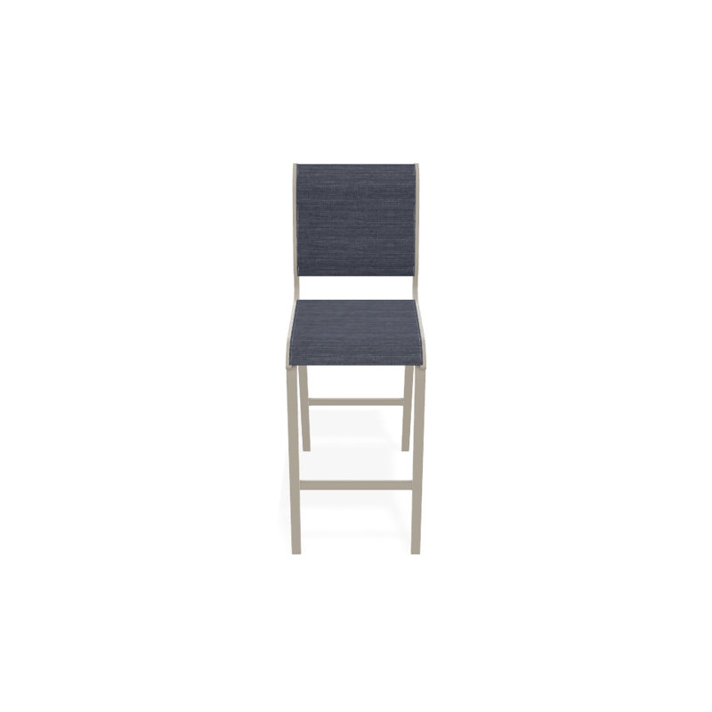 Tabouret de bar 29,5 po Holna, Désert texturé, Denim Augustine
