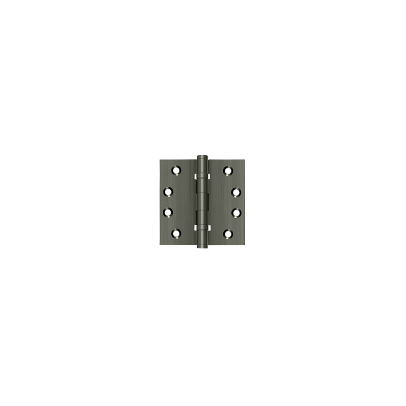 102'' x 102'' Butt Bearing Hinge, Antique Nickel