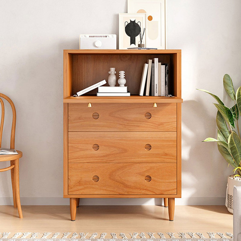 Armoire d'appoint Modern Cherry, H 47,24 po x l 31,5 po x P 15,75 po
