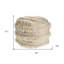 Repose-pieds 18 po ivoire 100% coton