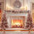 4-Piece Artificial Christmas Tree with Warm Lights