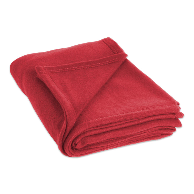 Handmade Throw Blanket, Claret, Twin/Twin XL
