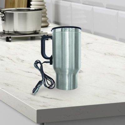 Tasse de voyage 16 oz à double paroi en acier inoxydable
