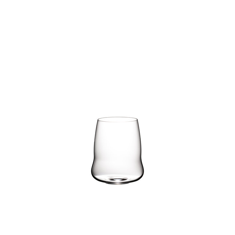 Crystal Stemless Wine Glasses and Decanter Set, 22.63 oz