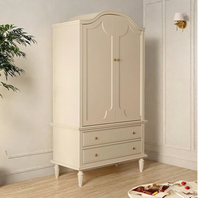 Modern simple arched large capacity wardrobe. by interanest