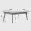 Gatsby Solid Wood Four Leg Coffee Table-2106107078-2106107079