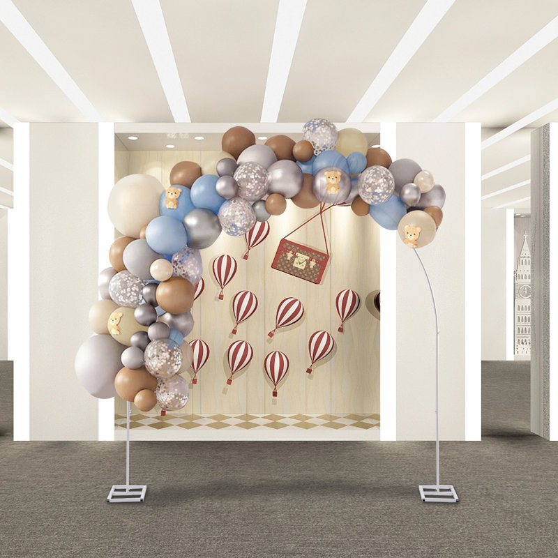 7.5ft Backdrop Arch Stand, White