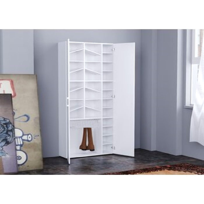 32 Pair Shoe Storage Cabinet