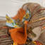 Harvest Wreath Hello Autumn Scarecrow 24 inch Diameter Indoor/Outdoor Handmade Deco Mesh