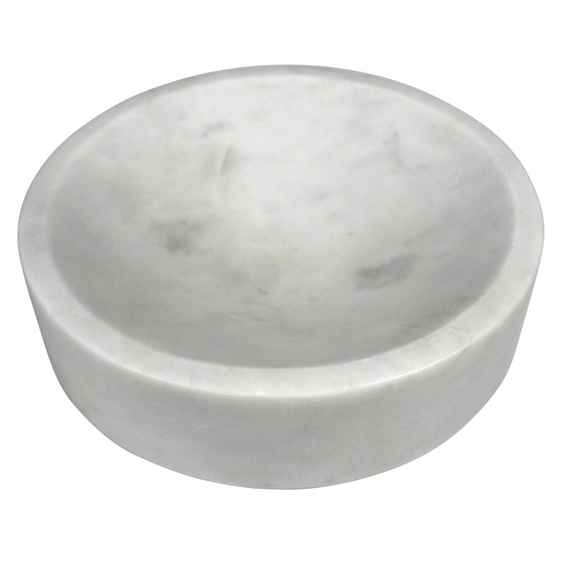 Bol de plongée, marbre blanc