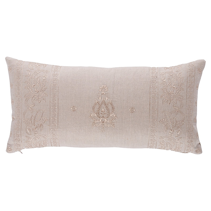 Jaipur Linen Embroidery Pillow