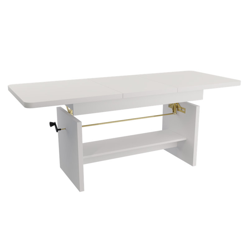 Lift Top Coffee Table with Storage, Biel Alpejska