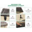 30 pieds cubes Remise de rangement extérieure horizontale imperméable en résine, remise utilitaire verrouillable pour une utilisation dans la cour-126155600