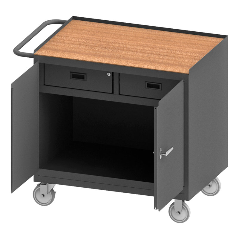 Armoire de rangement mobile H 36 "x l 42" x p 24 "cache