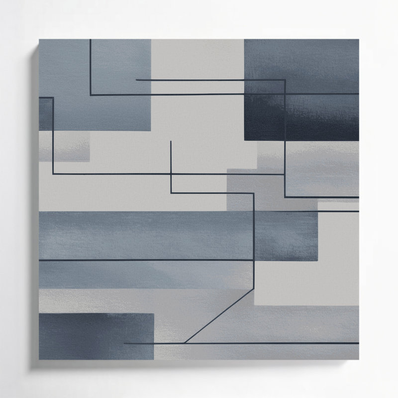 Minimalisme 48, art mural sur toile verte, H 8 po x l 8 po