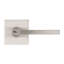 Satin Nickel Entry Door Lever