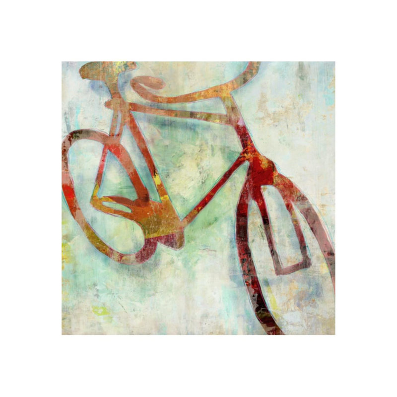 «The Sunday Rides I» par Sofia Fox - impression, Gel coupé au couteau, H 36 po x l 36 po x P 1,5 po