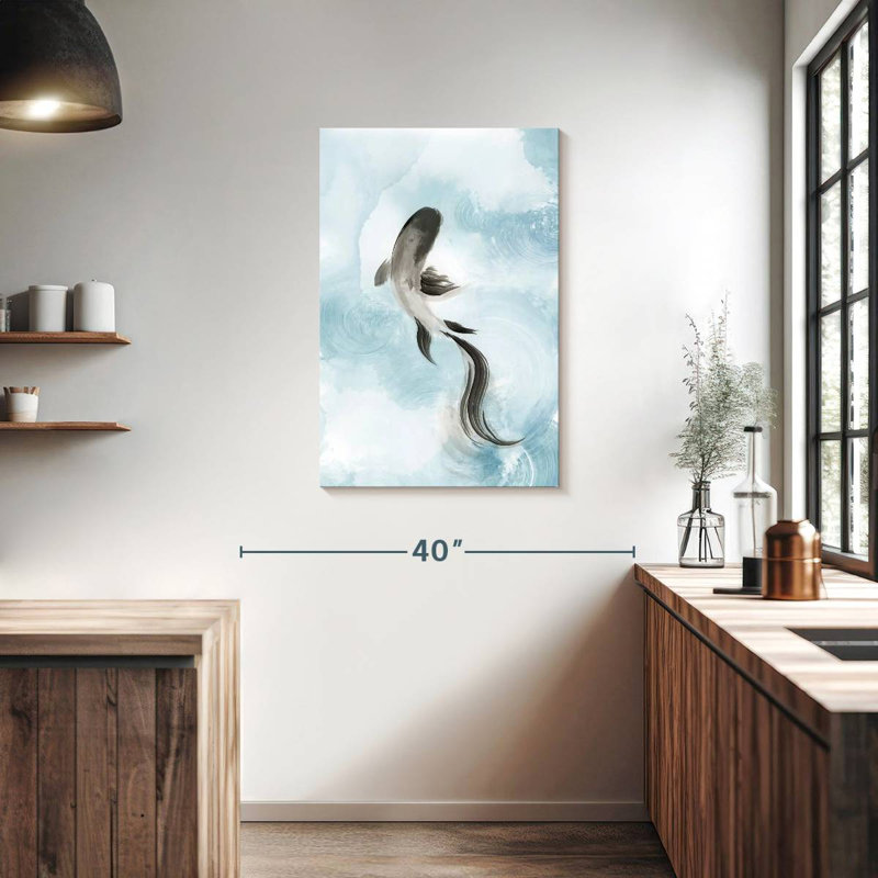 Brampt Swimming Carp I, 36" H x 24" W
