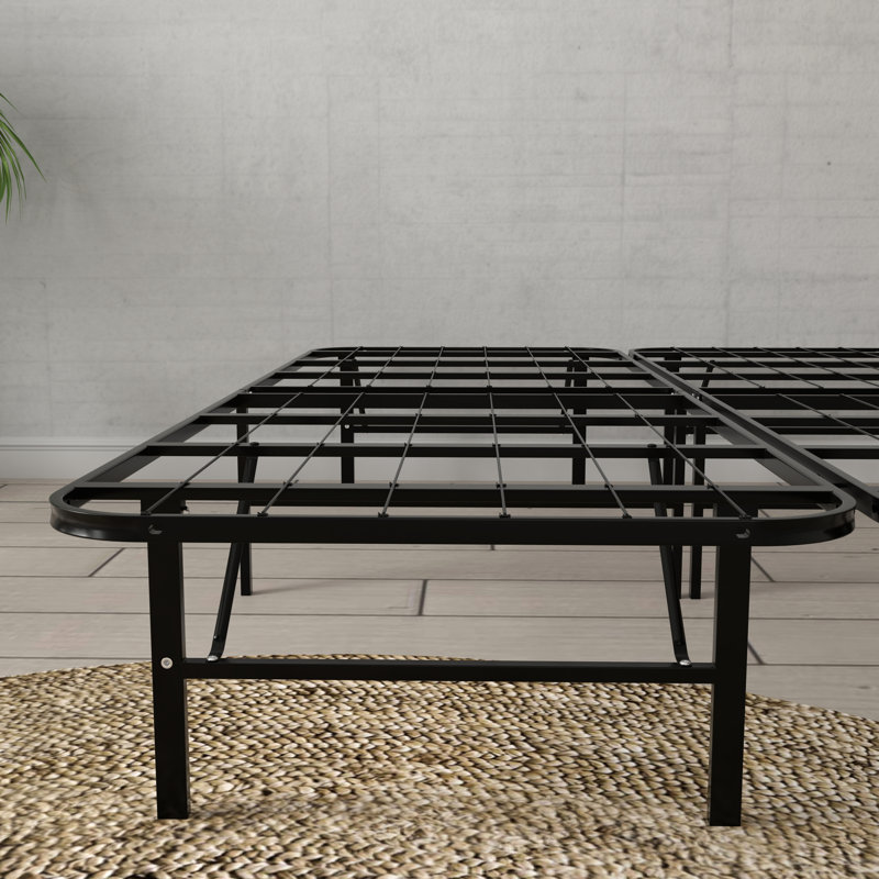 Omne Steel California Platform Foundation, California King, Black