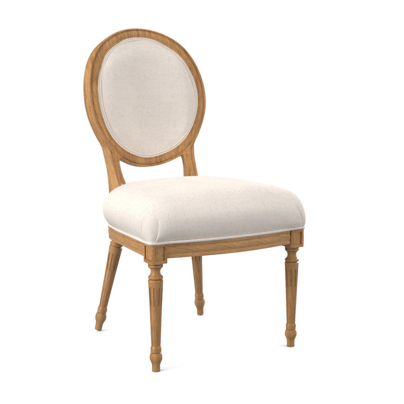 Chaise d'appoint Dauphin, Ambre, Ivoire de Venise
