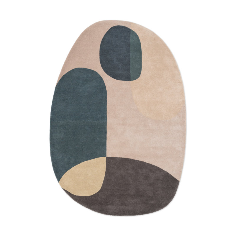 Décor Miller, Black;Blue;Beige, Nouveauté de 6 pi 7 po x 9 pi 2 po