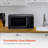 Magic Chef 0.9 Cubic Feet Countertop Microwave