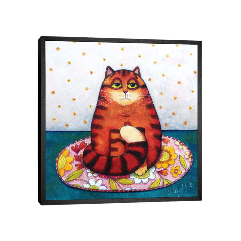 Baxter 1 Piece Painting on Canvas, 66.04cm H x 66.04cm W x 3.81cm D, Black Framed