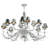 12 - Light Dimmable Classic / Traditional Chandelier